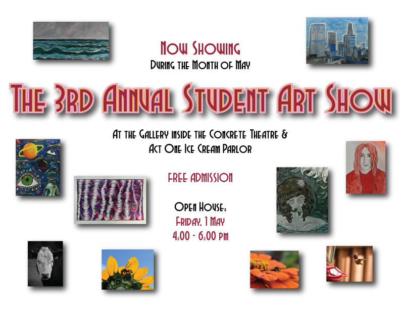 Concrete High School Student Art Show Open House – Tonight